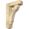 Ekena Millwork Olympic Craftsman Rough Sawn Bracket w/ Offset Brace, Douglas Fir, 6"W x 20"D x 28"H BKT0604X20X28OLY04RDF - alternate 1